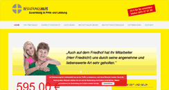 Desktop Screenshot of bestattungshilfepfg.de